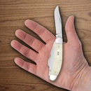 Case XX Sowbelly Pocket Knife Stainless Steel Blades Natural Smooth Bone Handle