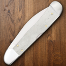 Case XX Copperlock Folding Knife Stainless Blade Natural Smooth Bone Handle