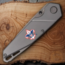 Case XX BSA Tec-X Folding Knife 3.5" Stainless Steel Blade Gray Stainless Handle 18061