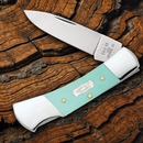 Case XX Seafoam Lockback Folding Knife Surgical Steel Blade G-10 Handle 106