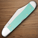 Case XX Mini Copperlock Folding Knife Stainless Blade Seafoam Green G10 Handle