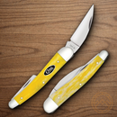 Case XX Seahorse Whittler Pocket Knife Stainless Steel Blades Smooth Bone Handle