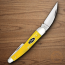 Case XX Seahorse Whittler Pocket Knife Stainless Steel Blades Smooth Bone Handle