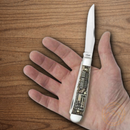 Case XX Series Trapper Korean War Pocket Knife Stainless Steel Blades Bone Handle 22031