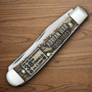 Case XX Series Trapper Korean War Pocket Knife Stainless Steel Blades Bone Handle 22031