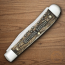 Case XX Series Trapper Korean War Pocket Knife Stainless Steel Blades Bone Handle 22031