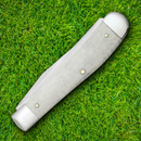 Case XX Vietnam War Trapper Gift Set Pocket Knife Stainless Blades Natural Bone Handle 22040
