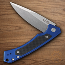Case XX Marilla Folding Knife 3.75" S35VN Steel Blade Blue Aluminum/Black G10 Inlay Handle