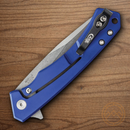 Case XX Marilla Folding Knife 3.75" S35VN Steel Blade Blue Aluminum/Black G10 Inlay Handle