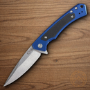Case XX Marilla Folding Knife 3.75" S35VN Steel Blade Blue Aluminum/Black G10 Inlay Handle