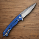 Case XX Marilla Folding Knife 3.75" S35VN Steel Blade Blue Aluminum/Black G10 Inlay Handle