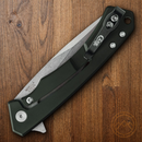 Case XX Marilla Frame Folding Knife 3.75" S35VN Steel Blade OD Green Aluminum With Black G10 Handle 25883
