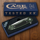 Case XX Marilla Frame Folding Knife 3.75" S35VN Steel Blade OD Green Aluminum With Black G10 Handle 25883