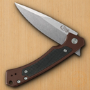 Case XX Marilla EDC Frame Folding Knife 3.75" S35VN Steel Blade Brown Anodized Aluminum/Black G10 Inlay Handle