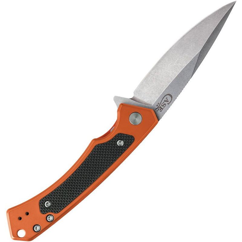 Case XX Marilla Framelock Folding Knife 3.75" S35VN Steel Blade Orange Aluminum With Black G10 Handle 25886 -Case Cutlery - Survivor Hand Precision Knives & Outdoor Gear Store