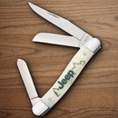 Case XX Jeep Medium Stockman Pocket Knife Stainless Steel Blades Bone Handle