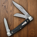 Case XX Stockman Pocket Knife Stainless Steel Blades Black Smooth Micarta Handle