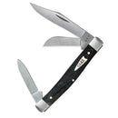 Case XX Stockman Pocket Knife Stainless Steel Clip / Sheepsfoot And Pen Blades Black Smooth Micarta Handle 27818 -Case Cutlery - Survivor Hand Precision Knives & Outdoor Gear Store