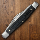 Case XX Stockman Pocket Knife Stainless Steel Blades Black Smooth Micarta Handle