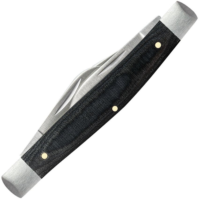 Case XX Stockman Pocket Knife Stainless Steel Clip / Sheepsfoot And Pen Blades Black Smooth Micarta Handle 27818 -Case Cutlery - Survivor Hand Precision Knives & Outdoor Gear Store