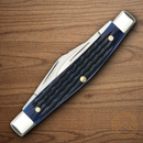 Case XX Stockman Pocket Knife Stainless Steel Blades Blue Jigged Bone Handle 02806