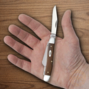 Case XX Medium Stockman Pocket Knife Stainless Blades Smooth Chestnut Bone Handle 28701