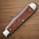 Case XX Trapper Pocket Knife Stainless Steel Blades Smooth Chestnut Bone Handle 28707