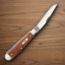 Case XX Trapper Pocket Knife Stainless Steel Blades Smooth Chestnut Bone Handle 28707