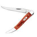 Case XX Toothpick Folding Knife Stainless Steel Long Clip Blade Chestnut Smooth Bone Handle 28910 -Case Cutlery - Survivor Hand Precision Knives & Outdoor Gear Store