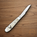 Case XX U.S. Air Force Pocket Knife Stainless Steel Blades Natural Smooth Bone Handle 32403
