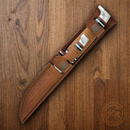 Case XX Cutlery Twin Finn Two Piece Set Hunting Knife Stainless Blade Leather Handle 00372