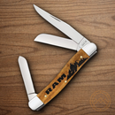 Case XX RAM Medium Stockman Pocket Knife Stainless Steel Blades Bone Handle