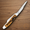 Case XX RAM Medium Stockman Pocket Knife Stainless Steel Blades Bone Handle