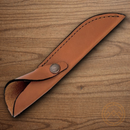 Case XX Hunter Fixed Knife 5" Stainless Steel Clip Blade Stacked Leather Handle