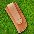 Case XX Large Sheath Folding Knife 4" Brown One Piece Leather Construction 50289