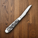 Case XX Desert Storm Pocket Knife Stainless Steel Blades Natural Bone Handle 50953