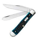 Case XX Trapper Med Pocket Knife Stainless Steel Clip And Spey Blades Jigged Bone Handle 51850 -Case Cutlery - Survivor Hand Precision Knives & Outdoor Gear Store