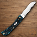 Case XX Sod Buster Jr Folding Knife Stainless Steel Skinner Blade Jigged Bone Handle