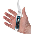 Case XX Russlock Folding Knife Stainless Steel One-Hand Opening Clip Blade Pocket Worn Mediterranean Blue Jigged Bone Handle 51859 -Case Cutlery - Survivor Hand Precision Knives & Outdoor Gear Store