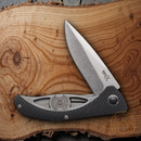 Case XX Harley TecX Framelock Folding Knife 3" Stainless Blade Black G10 Handle