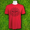 Case XX T-Shirt Red Large W.R. Case & Sons Logo On Front Combed Ringspun Cotton Construction 52570