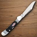 Case XX Copperlock Folding Knife Mirror Stainless Steel Blade Sawcut Bone Handle