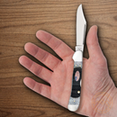 Case XX Copperlock Folding Knife Mirror Stainless Steel Blade Sawcut Bone Handle