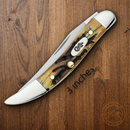 Case XX Small Texas Toothpick Folding Knife 2.25" Stainless Blade Genuine Stag Handle 5532
