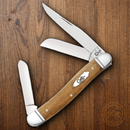 Case XX Stockman Mini Pocket Knife Stainless Blades Smooth Antique Bone Handle 58185