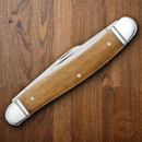 Case XX Stockman Mini Pocket Knife Stainless Blades Smooth Antique Bone Handle 58185