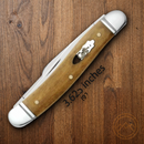 Case XX Stockman Mini Pocket Knife Stainless Blades Smooth Antique Bone Handle 58185