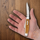 Case XX Lg Stockman Pocket Knife Stainless Steel Blades Antique Smooth Bone Handle