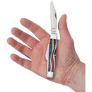 Case XX Stockman Star Spangled Pocket Knife Stainless Steel Clip / Sheepsfoot And Spey Blades Bone Handle 64142 -Case Cutlery - Survivor Hand Precision Knives & Outdoor Gear Store
