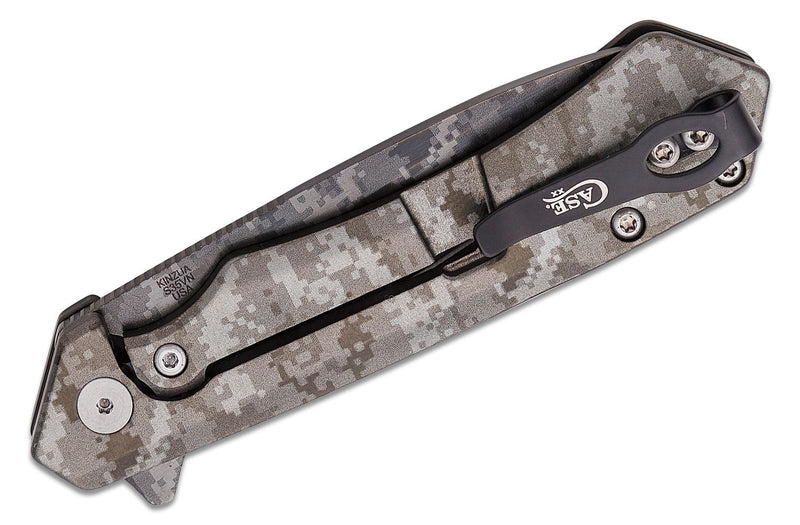 Case XX Kinzua Framelock Folding Knife 3.75" CPM-S35VN Steel Spear Point Blade OD Green Digital Camo Aluminum Handle 64635 -Case Cutlery - Survivor Hand Precision Knives & Outdoor Gear Store